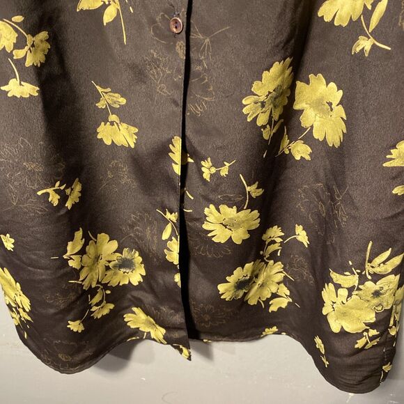 M.J.Carroll Women's‎ Full Length Skirt No Lining See Through Medium - Picture 3 of 5